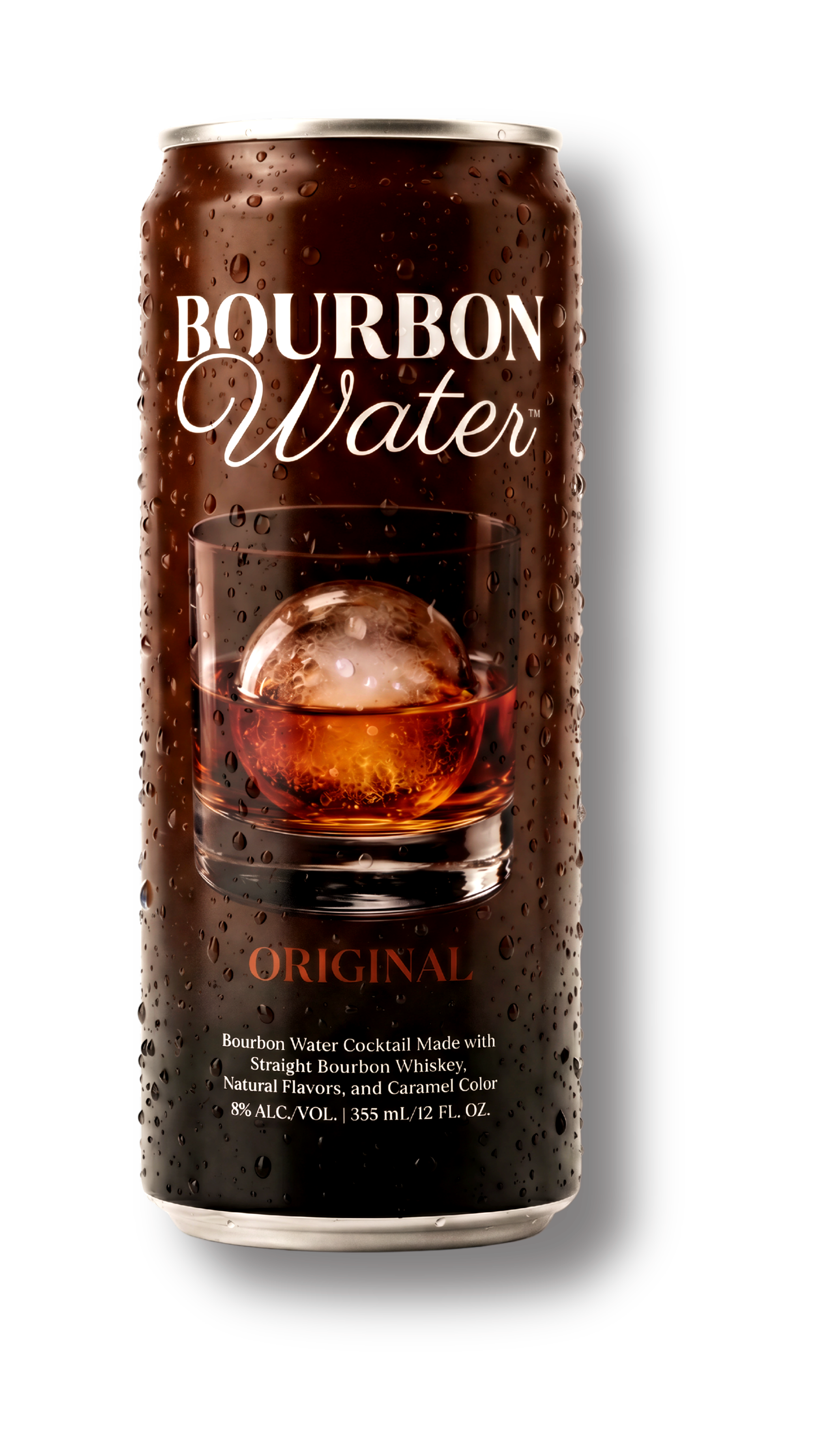 Bourbon Water Original 355 mL can